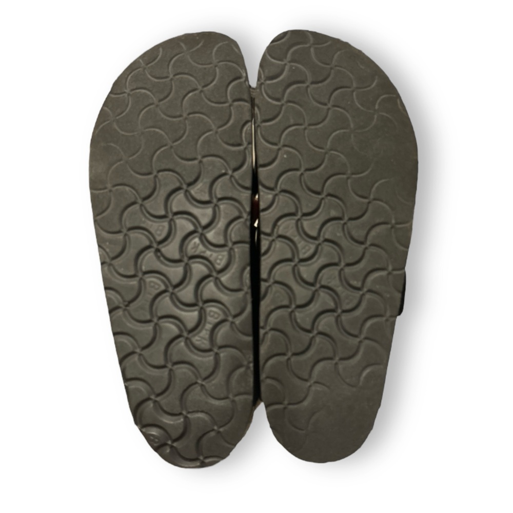 BIRKENSTOCK Arizona Birko-Flor Black Nubuck Leather Sandal Narrow - Picture 5 of 9